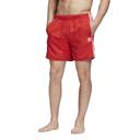 Adidas Originals 3 Stripes Swim Shorts Red