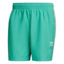 Adidas Originals 3 Stripes Swimming Shorts Grey M