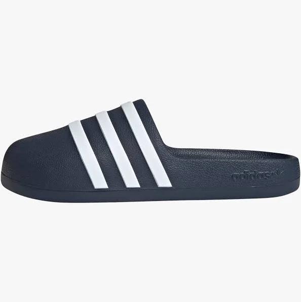 Adidas Originals adiFOM Adilette Slides - Collegiate Navy / Cloud White / Cloud White - 10.5