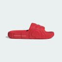Adidas Originals Adilette 22 Slides in Deep Red