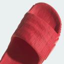 Adidas Originals Adilette 22 Slides in Deep Red