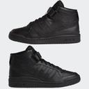 Adidas Originals Black Forum Mid Sneakers