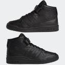 Adidas Originals Black Forum Mid Sneakers