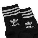 Adidas Originals Black Logo Crew Socks ( 3-Pack )