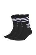 Adidas Originals Black Logo Crew Socks ( 3-Pack )