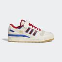 Adidas Originals Forum 84 Lo Sneakers in Red and Blue-White