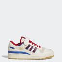 Adidas Originals Forum 84 Lo Sneakers in Red and Blue-White