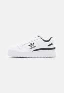 Adidas Originals Forum Bold Sneakers in White and Black
