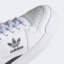 Adidas Originals Forum Bold Sneakers in White and Black