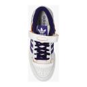 Adidas Originals Forum Low 84 Sneakers in Off White With Purple Detail