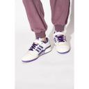 Adidas Originals Forum Low 84 Sneakers in Off White With Purple Detail