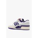 Adidas Originals Forum Low 84 Sneakers in Off White With Purple Detail