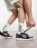 Adidas Originals Forum Low CL Sneakers in Black