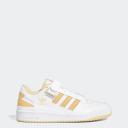 Adidas Originals Forum Low Sneakers in White and Orange Rush
