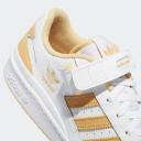 Adidas Originals Forum Low Sneakers in White and Orange Rush