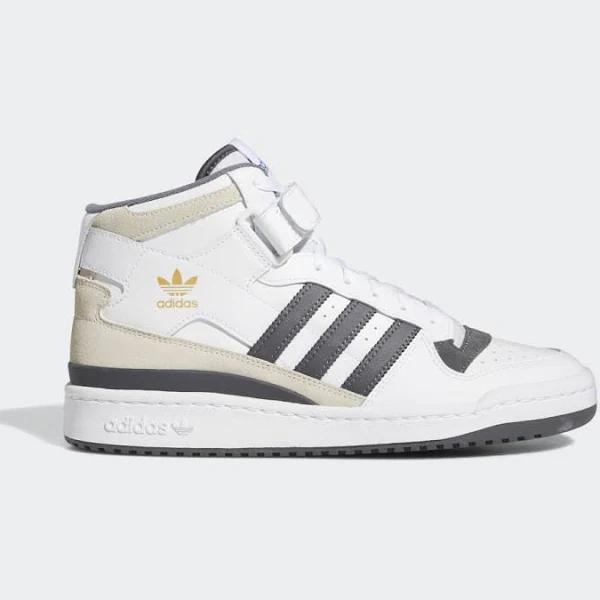Adidas Originals Forum Mid - White/Grey - Size 10 - Men