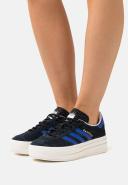 Adidas Originals Gazelle Bold Platform Sneakers in Black and Blue