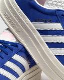 Adidas Originals Gazelle Bold Platform Sneakers in Blue and Pink