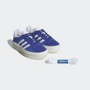 Adidas Originals Gazelle Bold Platform Sneakers in Blue and Pink
