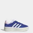 Adidas Originals Gazelle Bold Platform Sneakers in Blue and Pink