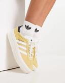 Adidas Originals Gazelle Bold Platform Sneakers in Yellow