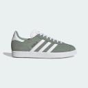 Adidas Originals Gazelle Sneakers in Silver Green / White