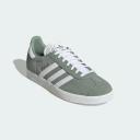 Adidas Originals Gazelle Sneakers in Silver Green / White