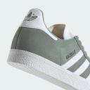 Adidas Originals Gazelle Sneakers in Silver Green / White