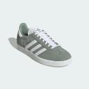 Adidas Originals Gazelle Sneakers in Silver Green / White