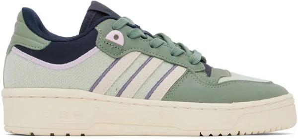 Adidas Originals Green Rivalry Low 86 Sneakers
