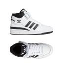 Adidas Originals Junior Forum Mid Trainer - White - Size - 3