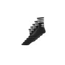 Adidas Originals Kids - 5-Pack Logo Socks Black - 34-36 (UK 2-3.5) - Black