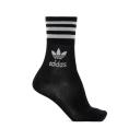 Adidas Originals Kids - 5-Pack Logo Socks Black - 34-36 (UK 2-3.5) - Black