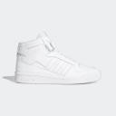 Adidas Originals Men's Forum Mid Shoes, Size 14, White/White