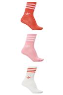 Adidas Originals Mid Cut Crew 3 Pair - Orange - Socks
