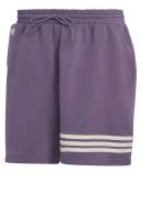 Adidas Originals Neuclassics 3 Stripe Shorts in Purple