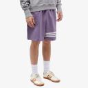 Adidas Originals Neuclassics 3 Stripe Shorts in Purple