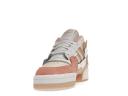 Adidas Originals Off-White & Pink Forum Exhibit Low Sneakers