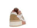 Adidas Originals Off-White & Pink Forum Exhibit Low Sneakers