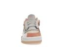 Adidas Originals Off-White & Pink Forum Exhibit Low Sneakers