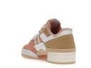 Adidas Originals Off-White & Pink Forum Exhibit Low Sneakers