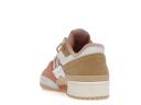 Adidas Originals Off-White & Pink Forum Exhibit Low Sneakers