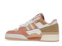 Adidas Originals Off-White & Pink Forum Exhibit Low Sneakers