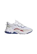 Adidas Originals Ozweego Trainers in Off White with Blue and Red Detail