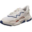 Adidas Originals Ozweego Trainers in Off White with Blue and Red Detail