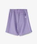 Adidas Originals Rekive 3 Stripe Logo Shorts in lilac-Purple