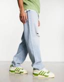 Adidas Originals Rivalry Low 86 Sneakers in White and Green