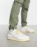 Adidas Originals Rivalry Low 86 Sneakers in White and Grey