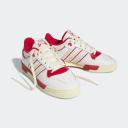 Adidas Originals Rivalry Low 86 Sneakers in White and Red