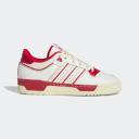 Adidas Originals Rivalry Low 86 Sneakers in White and Red